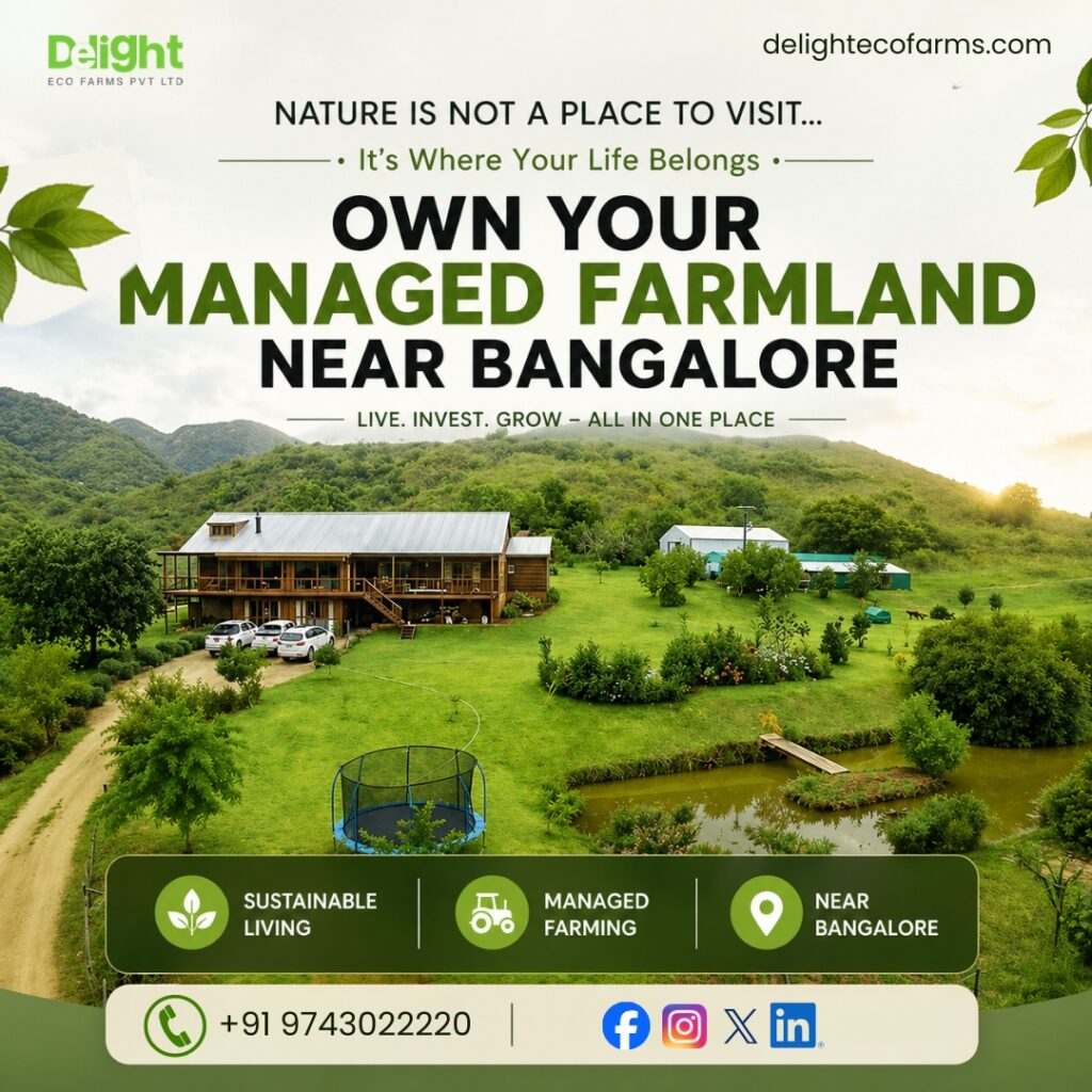 Farm Land in Kanakapura Road: A Smart Investment for Nature Lovers and Future-Focused Buyers