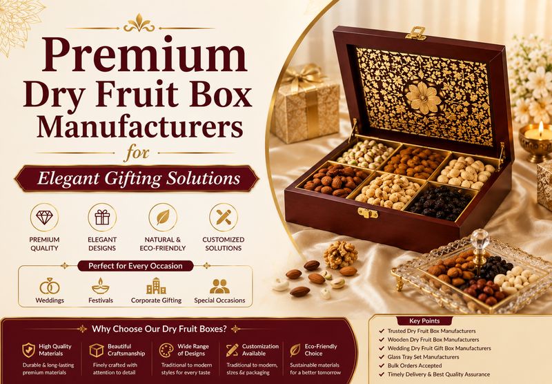 Premium Dry Fruit Box Manufacturers for Elegant Gifting