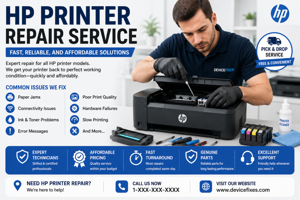 HP Printer Repair Service: Fast, Reliable, and Affordable Solutions