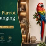 Macaw Parrot Wall Hanging Statue for Luxury Home Decor Ideas