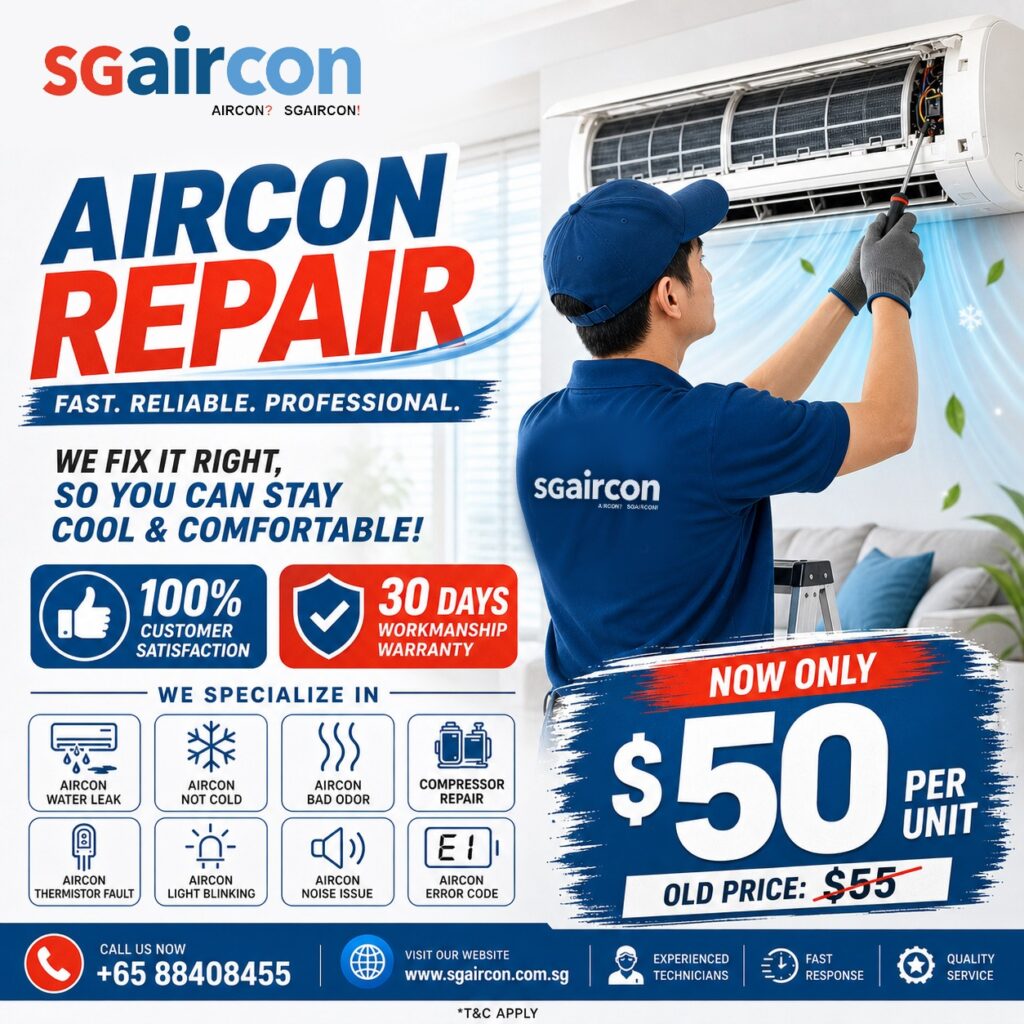 Emergency Aircon Repair Singapore