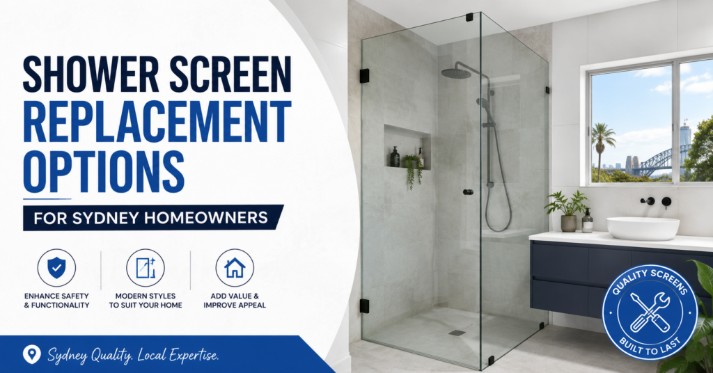 Shower Screen Replacement Options for Sydney Homeowners