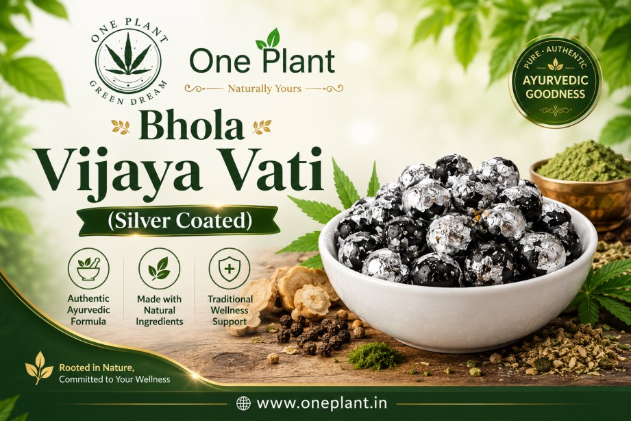 Looking for a Traditional Ayurvedic Wellness Solution? Try One Plant Vijaya Vati Bhang Goli