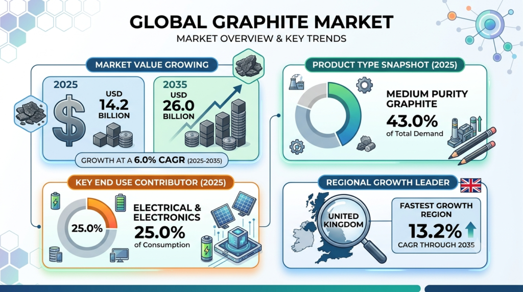 Global Graphite Market Forecast 2026–2036: Market Expansion Driven by EV Battery Infrastructure