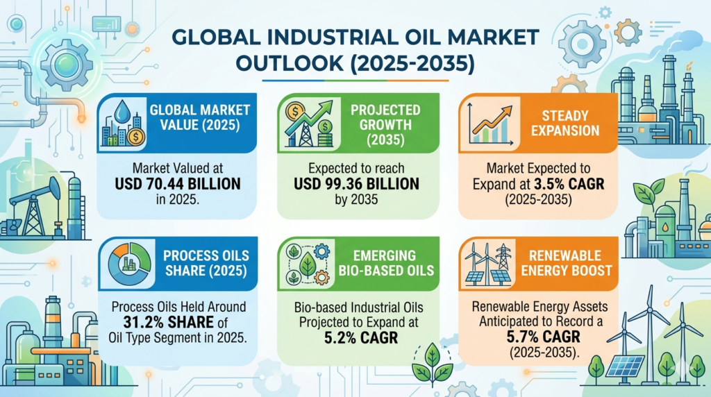 Industrial Oil Market Forecast 2026–2036: Market Expansion Driven by Sustainability Regulations