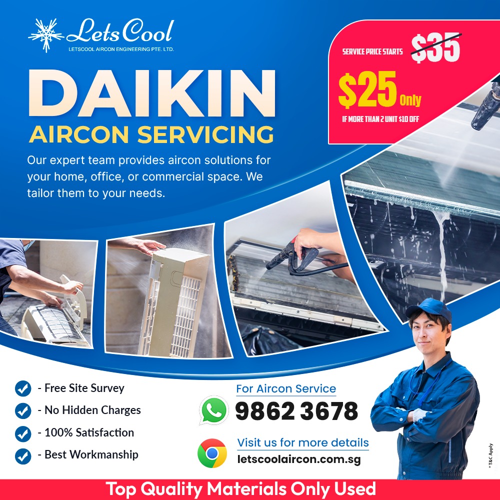 Aircon Servicing for Daikin Air Conditioners
