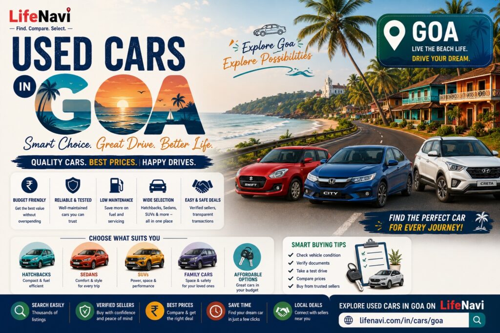 Used Cars in Goa: A Smart Way to Own a Vehicle Without Overspending | LifeNavi