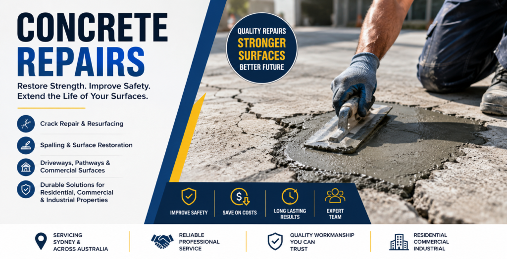 CONCRETE REPAIRS: How to Prevent Cracks, Spalling, and Costly Surface Damage