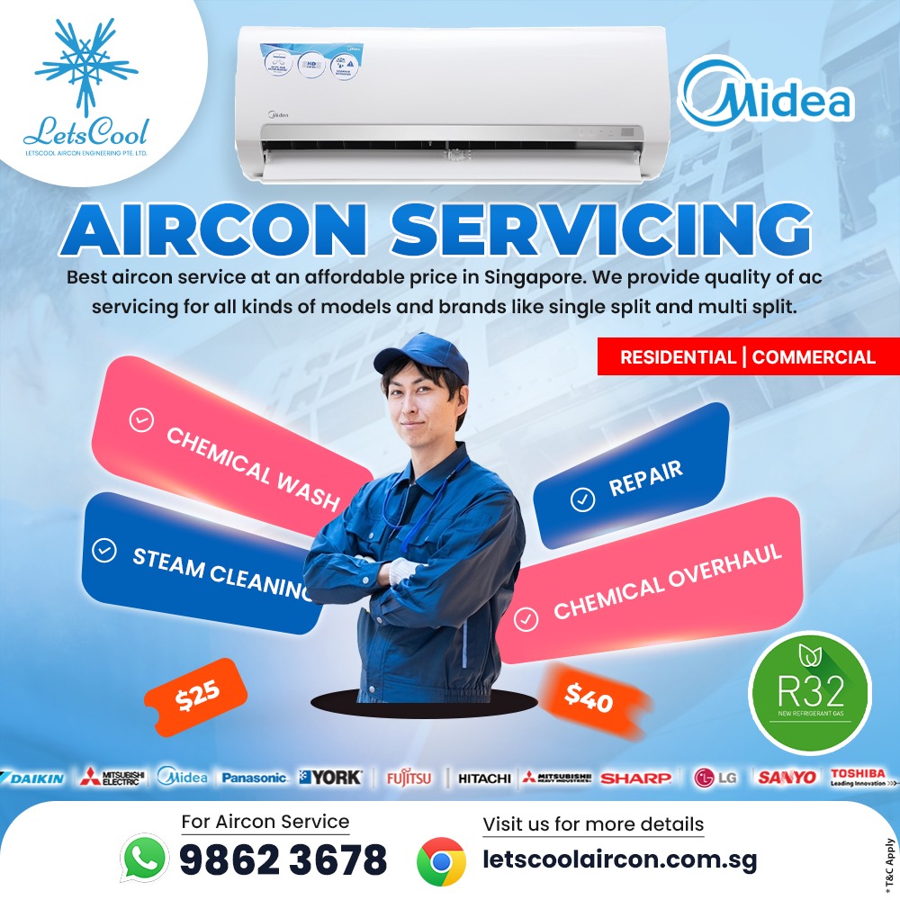 Aircon Servicing for Midea Air Conditioners