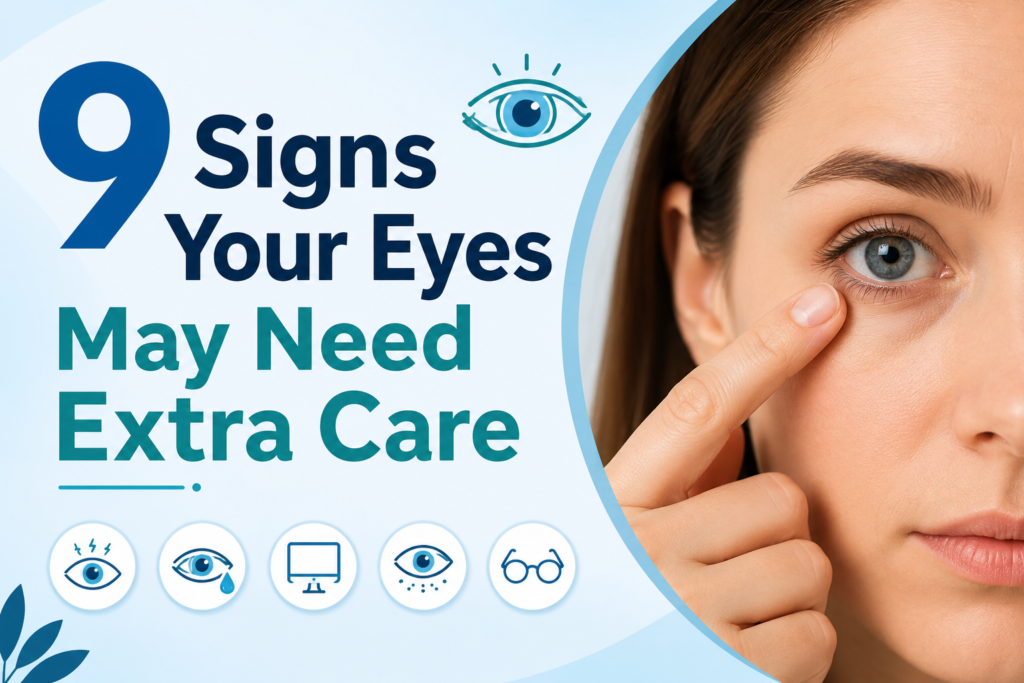 9 Signs Your Eyes May Need Extra Care