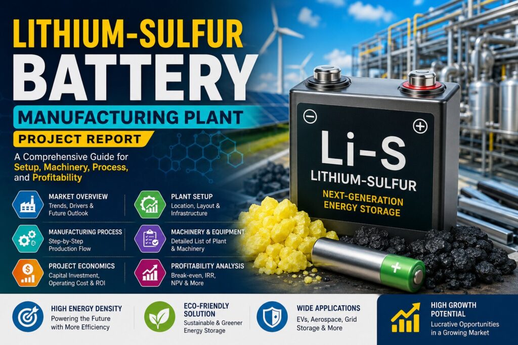 How to Start a Lithium-Sulfur Battery Manufacturing Plant in 2026: Complete Business Guide