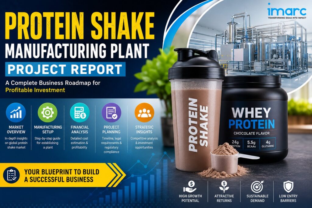 Protein Shake Manufacturing Plant Cost 2026: Complete Setup, Machinery & Investment Guide