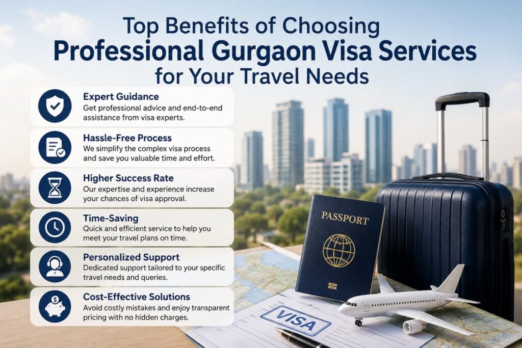 Top Benefits of Choosing Professional Gurgaon Visa Services for Your Travel Needs