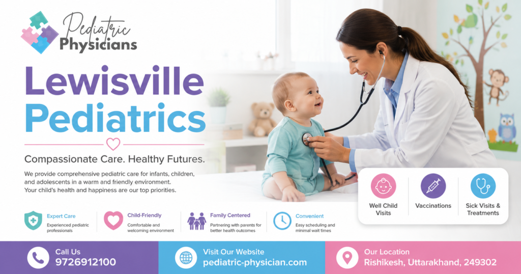 Why Do Parents Trust Lewisville Pediatrics for Child Healthcare?
