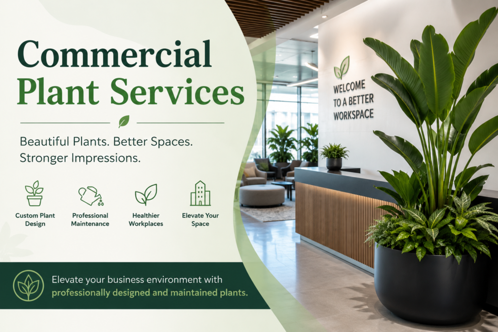 How Commercial Plant Services Improve Professional Business Spaces
