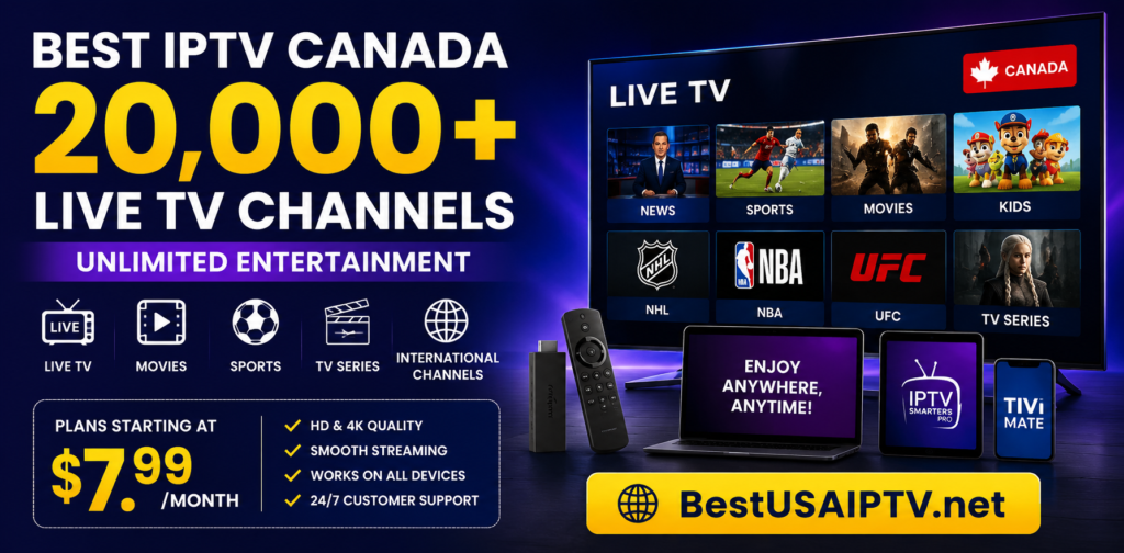 Best USA IPTV for Firestick, Android, iOS & Smart TVs