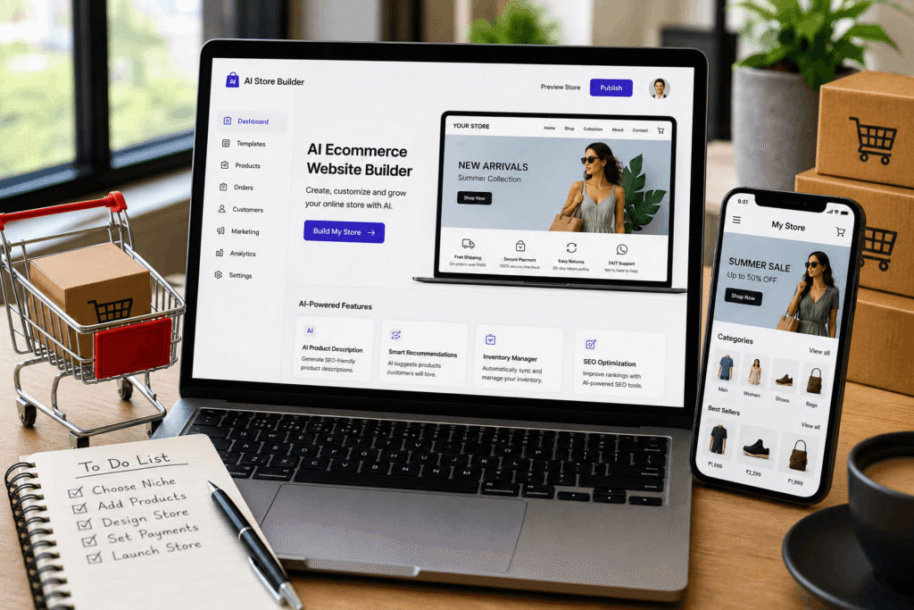 AI Ecommerce Website Builder: The Smarter Way to Build and Grow Your Online Store