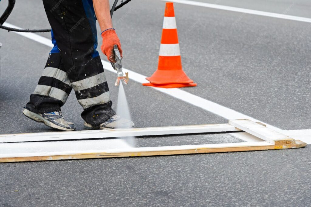 Commercial Line Marking Services for Safer Traffic Management
