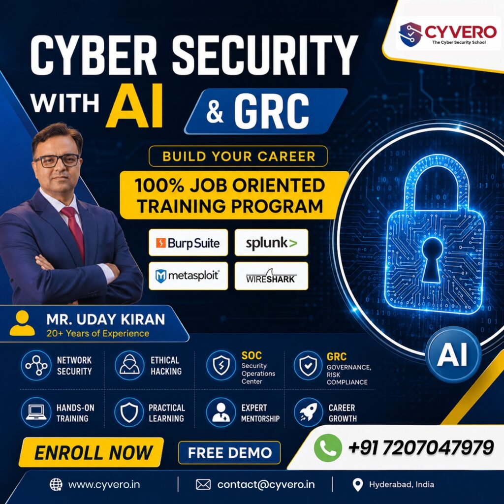 Cyber Security institute in hyderabad