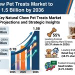 Natural Chew Pet Treats Market to Reach USD 1.5 Billion