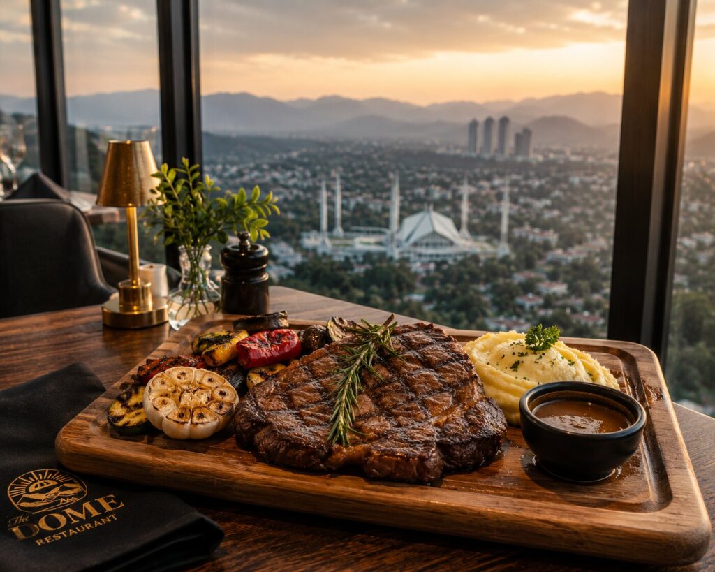 Best Steaks at The Dome Restaurant in Islamabad