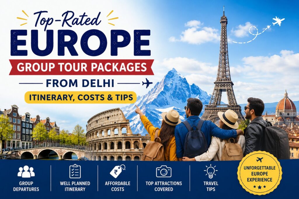 Top-Rated Europe Group Tour Packages from Delhi: Itinerary, Costs & Tips