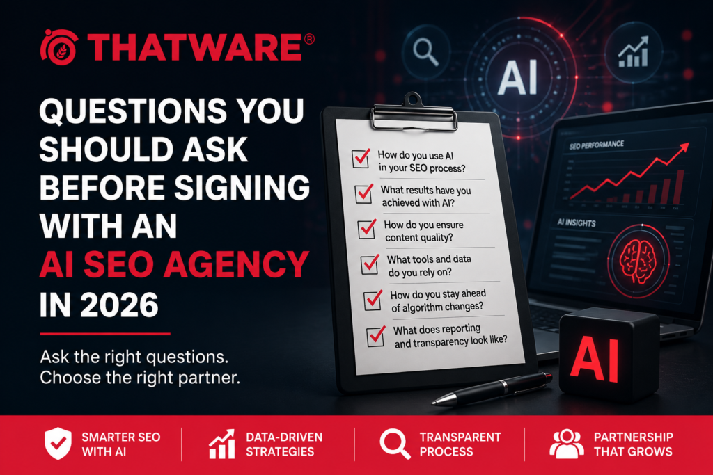 Questions You Should Ask Before Signing with an AI SEO Agency in 2026
