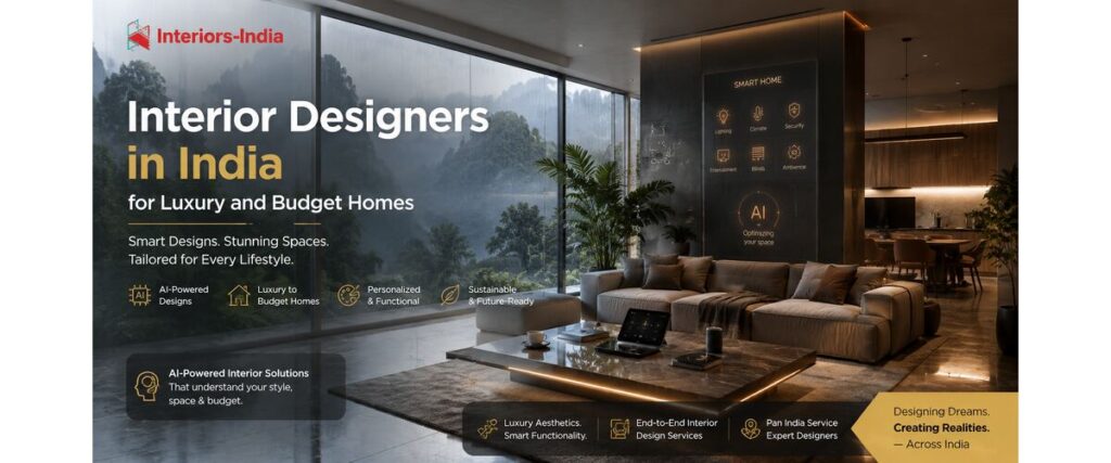 Interior Designers in India for Luxury and Budget Homes