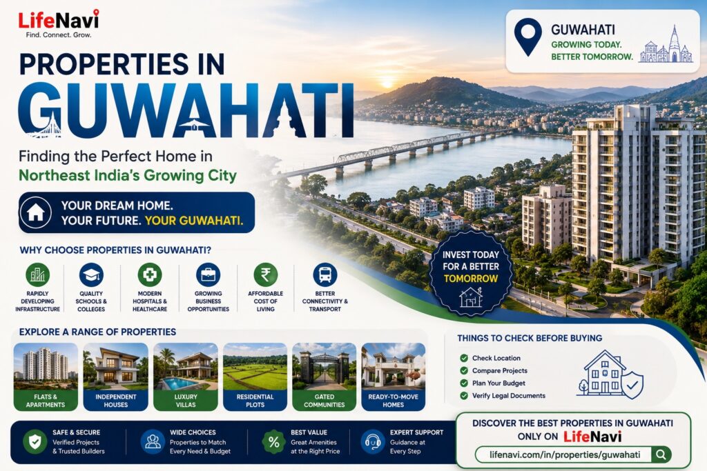 Properties in Guwahati: Finding the Perfect Home in Northeast India’s Growing City | LifeNavi