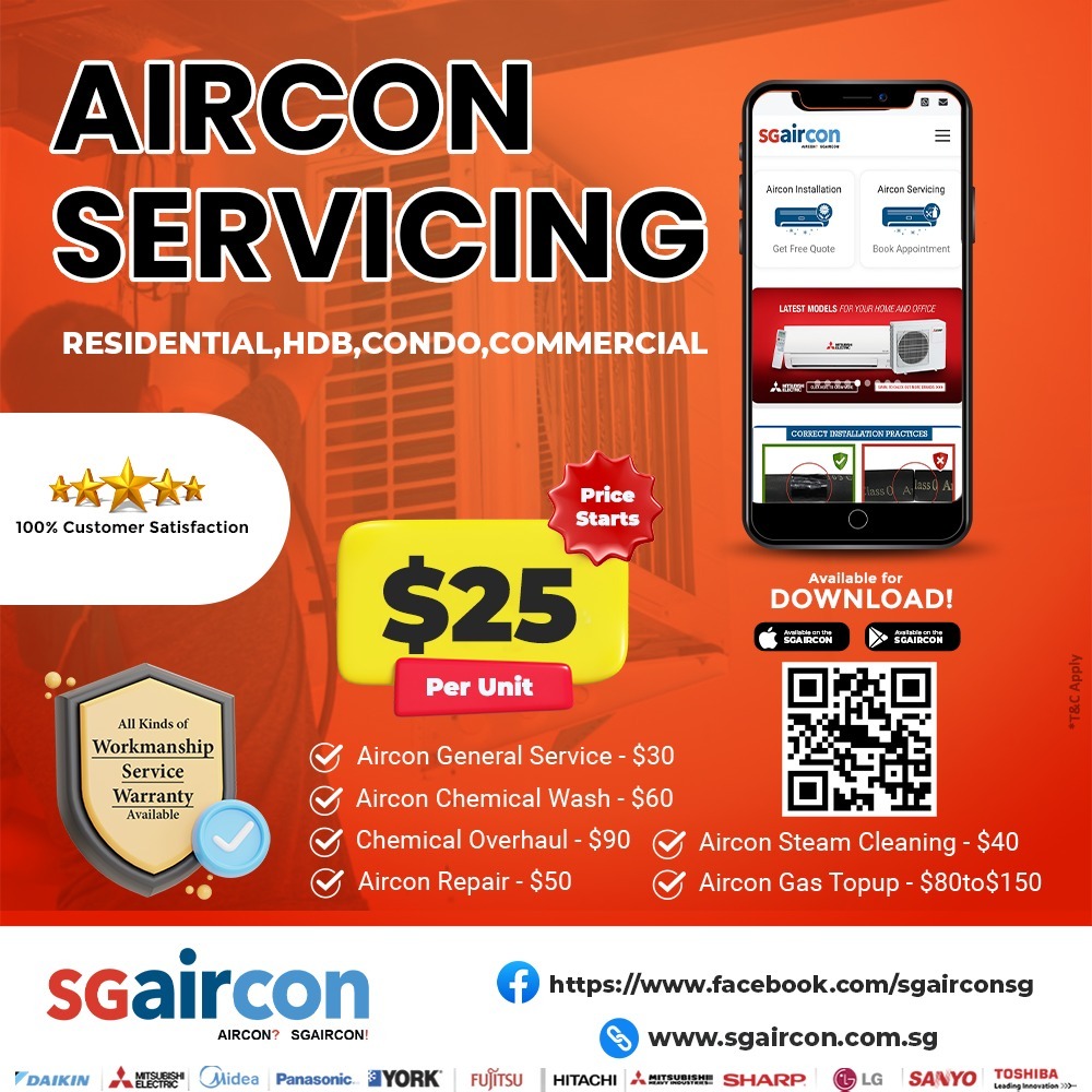 Aircon Service for Offices Singapore