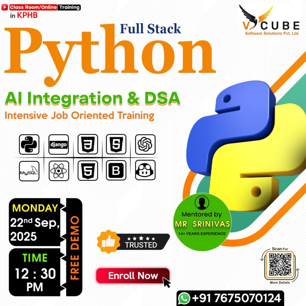 python fullstack with Ai Integration course