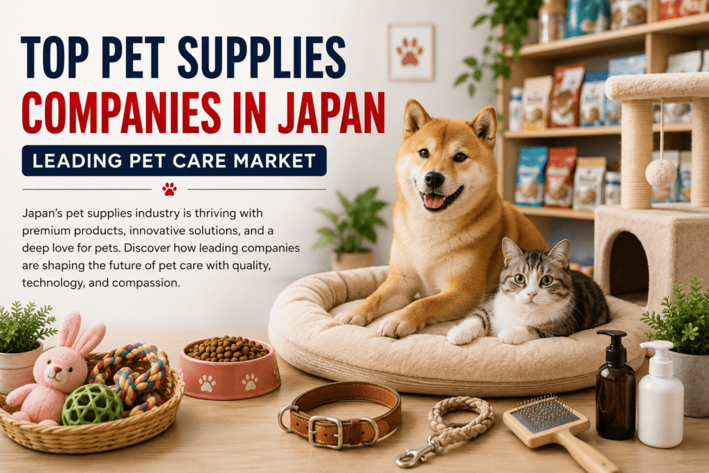 Top Pet Supplies Companies in Japan Elevating Everyday Pet Care