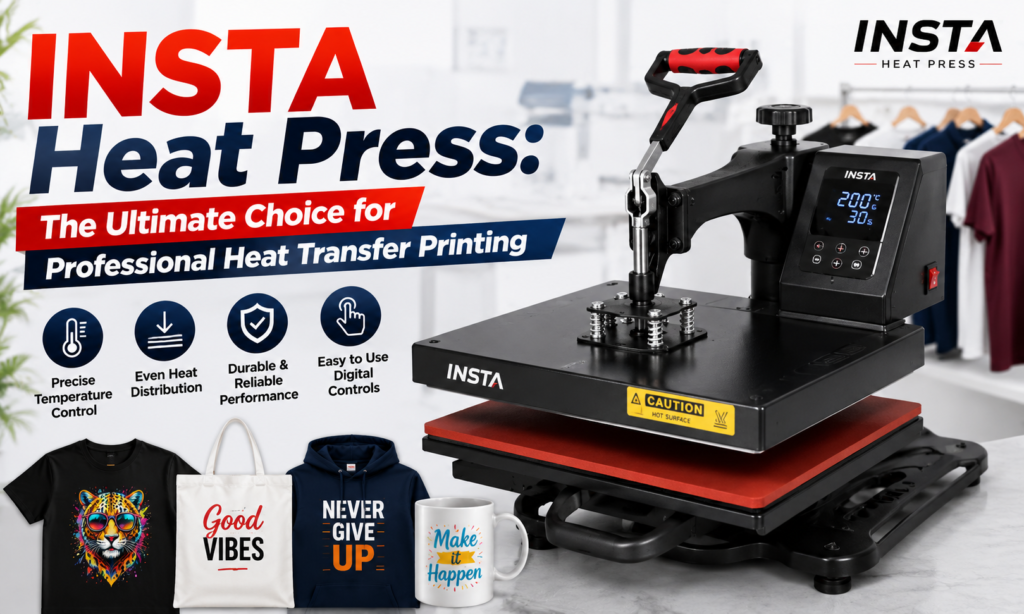 INSTA Heat Press: The Ultimate Choice for Professional Heat Transfer Printing