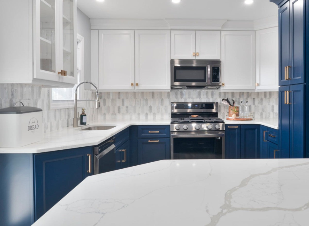 How does cabinetry improve kitchen storage space?