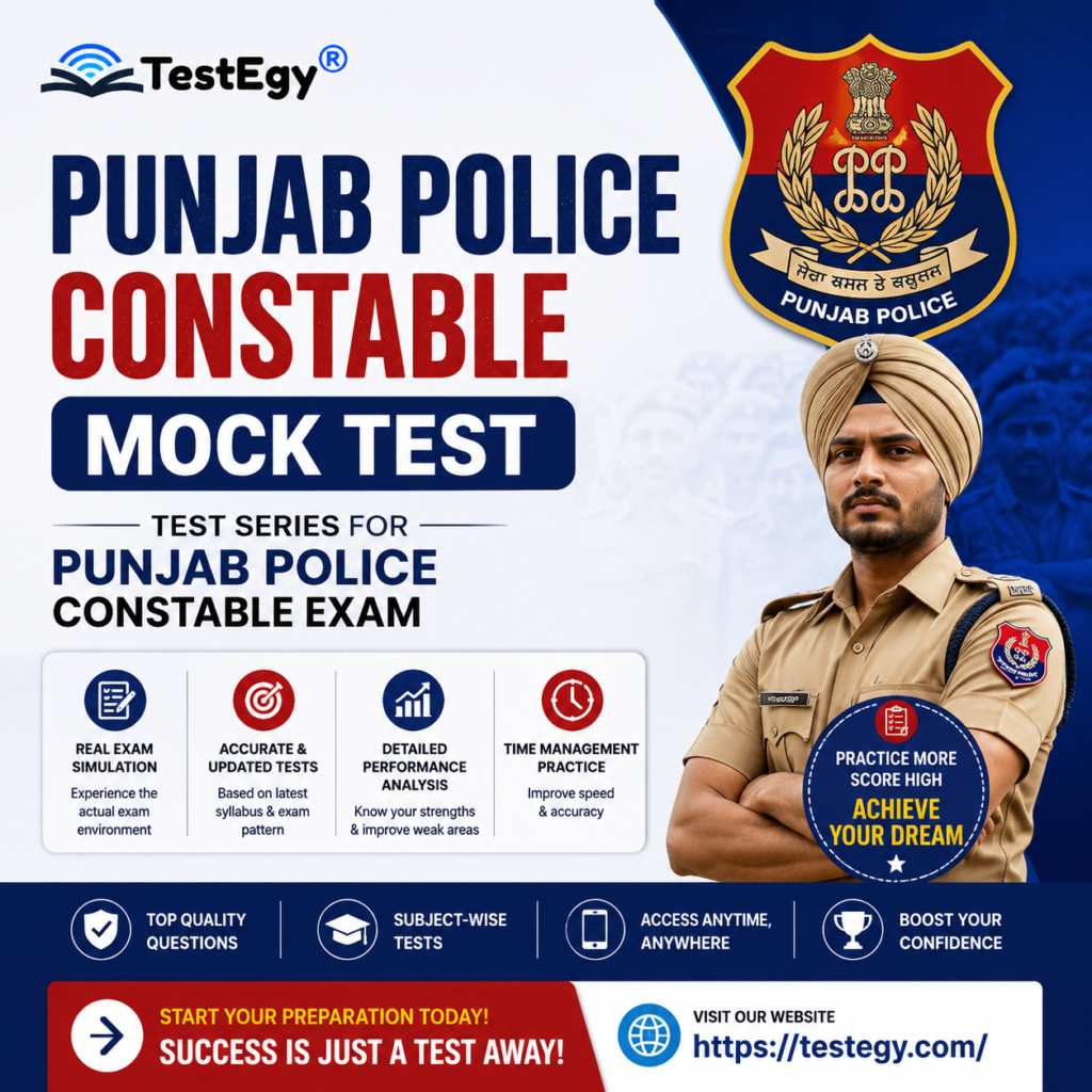Punjab Police Constable Mock Test: Your Complete Test Series for Exam Success