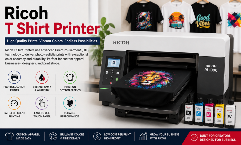 Ricoh T Shirt Printer: A Smart Choice for High-Quality Custom Apparel Printing