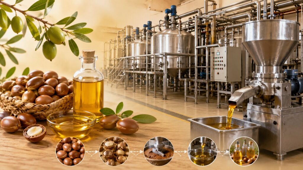 Argan Oil Processing Plant Cost in 2026: CapEx, OpEx and ROI Insights