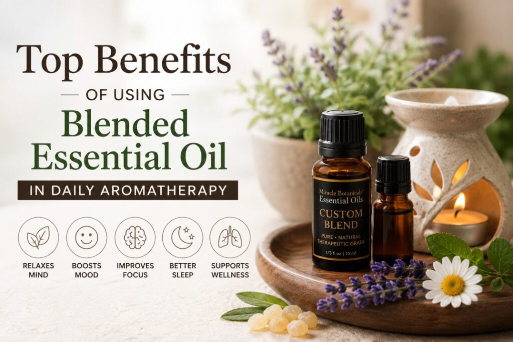 Top Benefits of Using Blended Essential Oil in Daily Aromatherapy