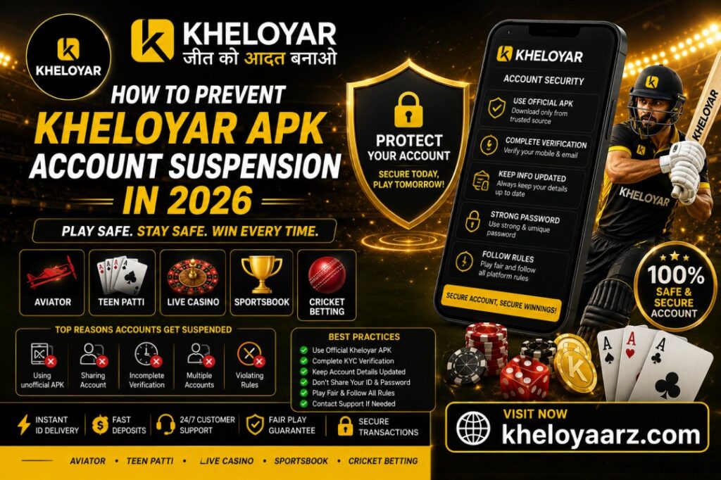 How to Prevent Kheloyar APK Account Suspension in 2026