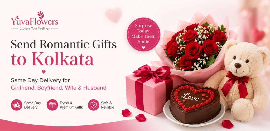 Best Online Flower Delivery in Kolkata for Fresh Bouquets and Same Day Surprise