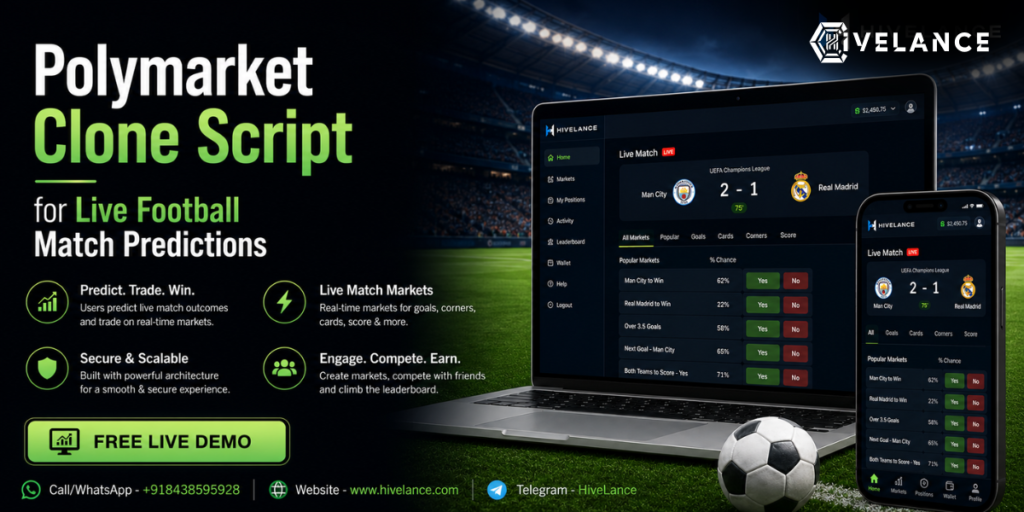 Polymarket Clone Script – Ride the Football Prediction Market Boom
