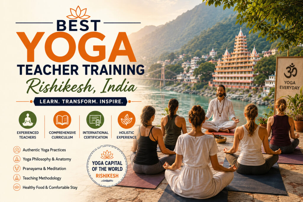 Best Yoga Teacher Training Rishikesh India | Complete Guide 2026