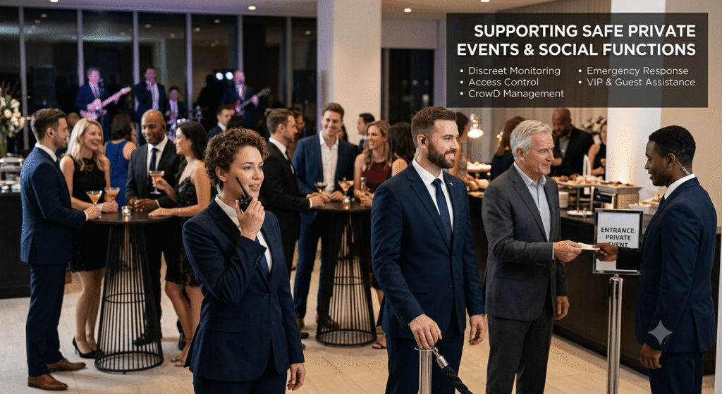 How Expert Security Teams Support Safe Private Events and Social Functions