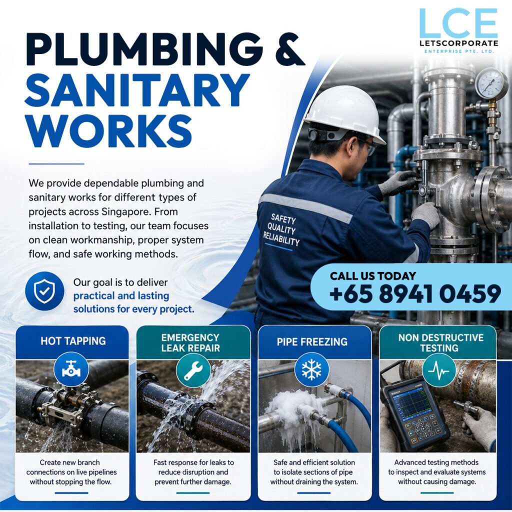 Professional Plumbing Services Singapore for Homes and Businesses