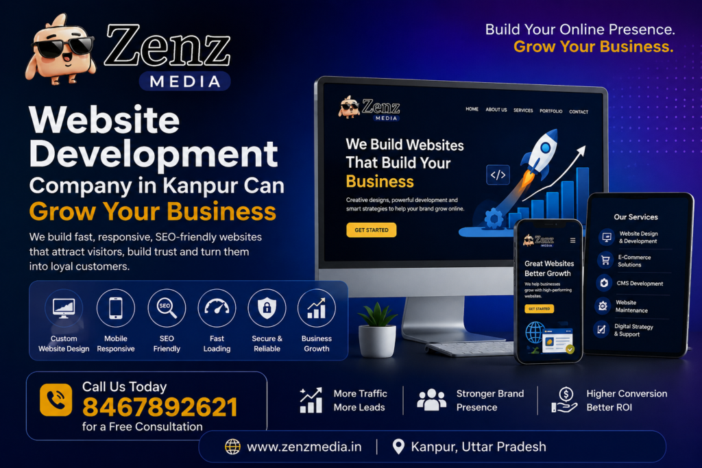 How a Website Development Company in Kanpur Can Grow Your Business