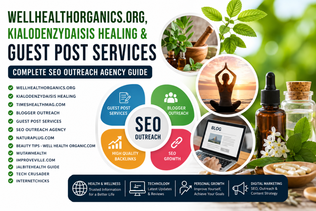 WellHealthOrganics.org, Kialodenzydaisis Healing & Guest Post Services: Complete SEO Outreach Agency Guide