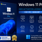Windows 11 Pro – OEM Activation License Key for 1 PC – 32/64-Bit