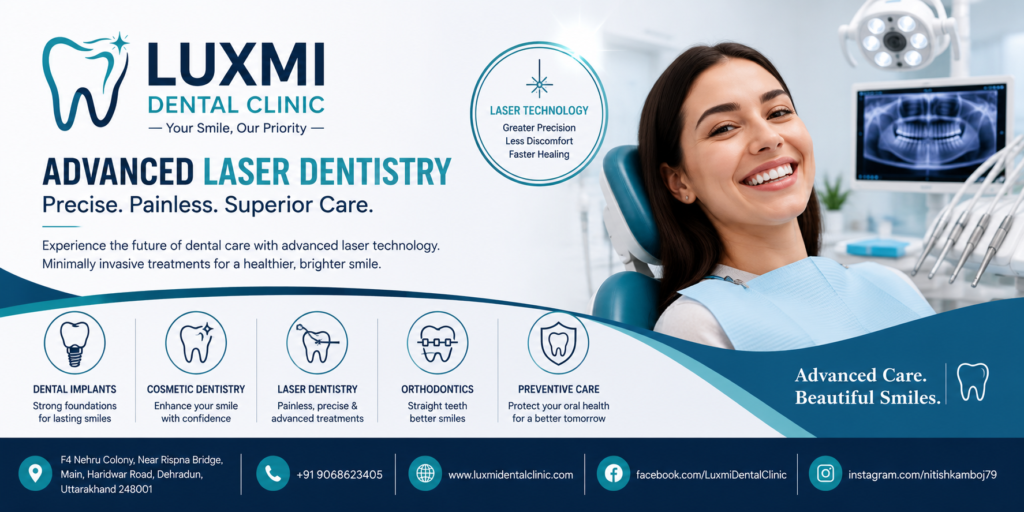 Dental Clinic in Dehradun – Experience Advanced Dental Care for a Healthier Smile