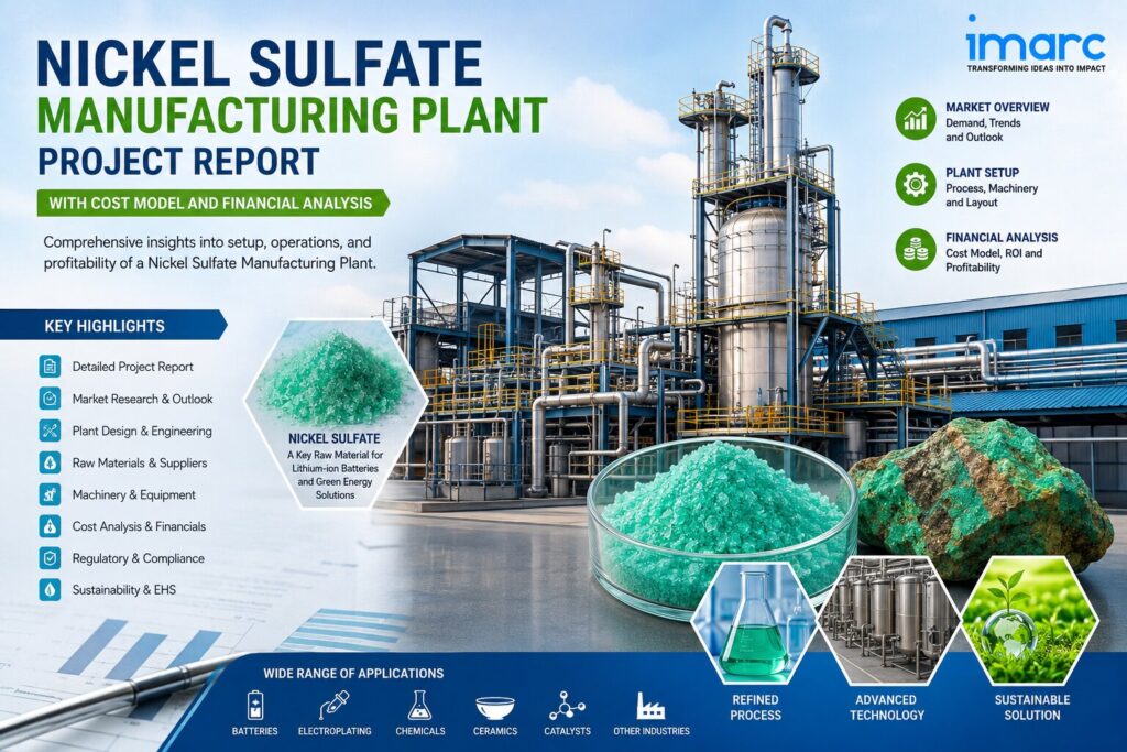 Nickel Sulfate Manufacturing Business Plan 2026: Plant Cost, Economics, and Investment Opportunities