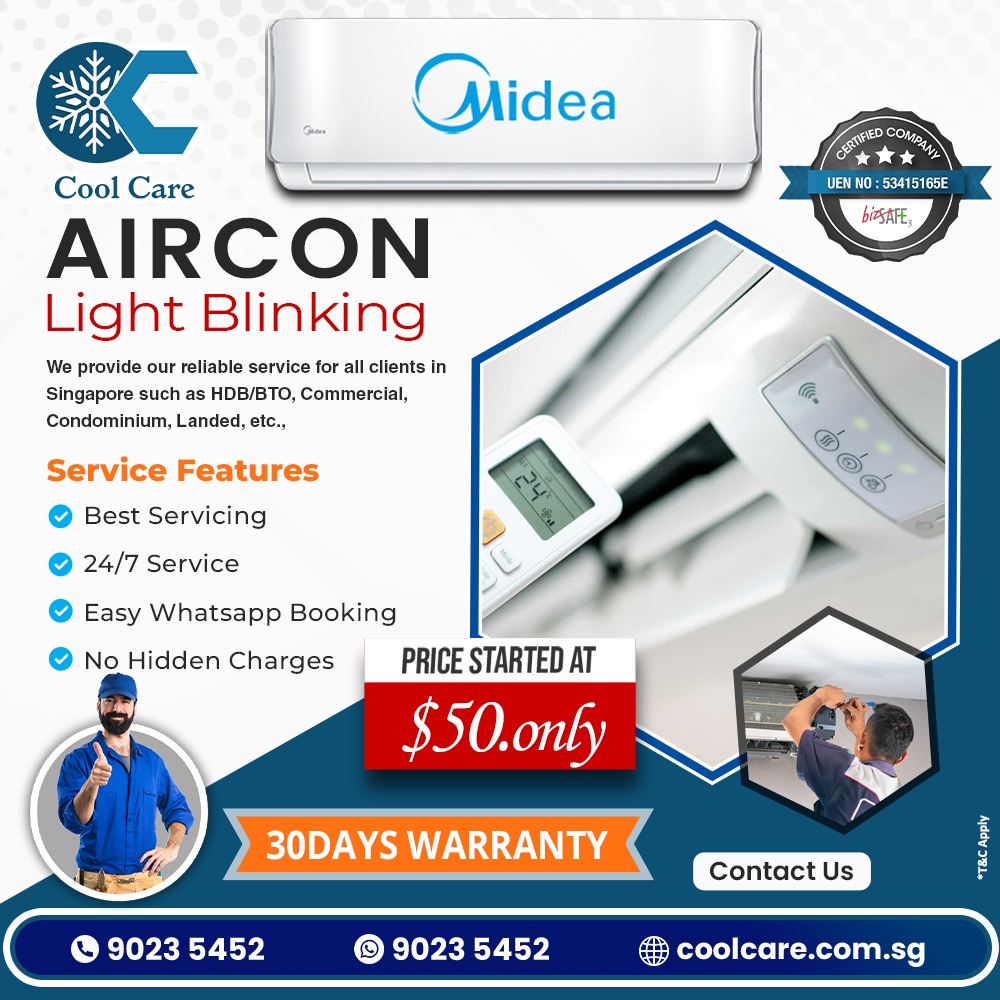 Midea Aircon Light Blinking – What Does It Mean?